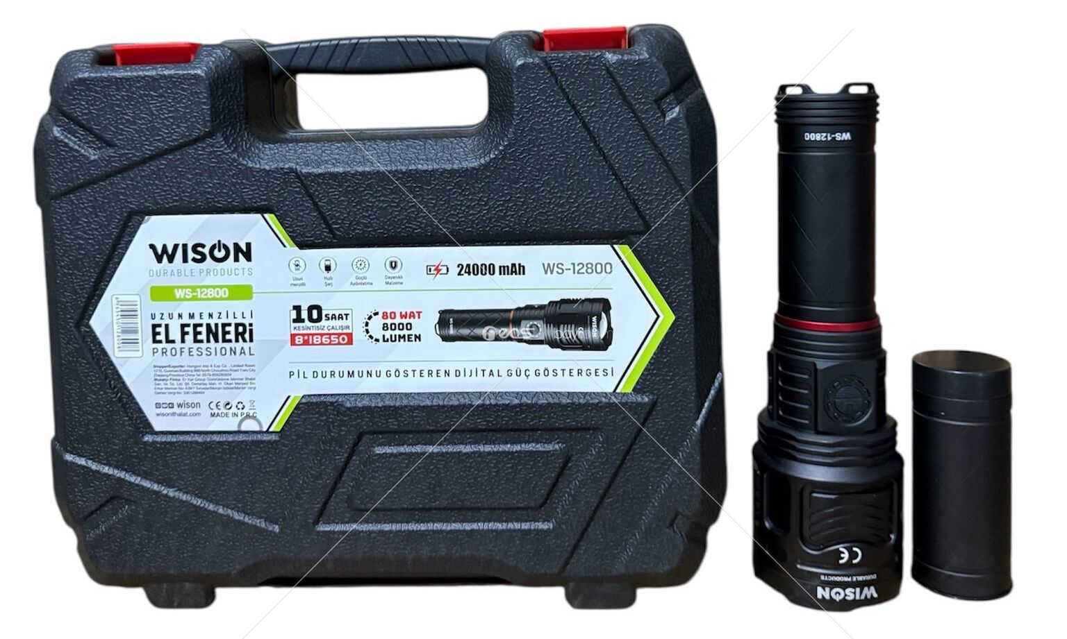 WİSİON WS-12800 80WATT 8000LÜMEN 10 SAAT ÇALIŞMA