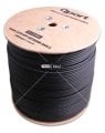 QPORT Q-CAT02 500MT UTP CAT6 OUTDOOR NETWORK KABLO SIYAH 23AWG 0.58MM