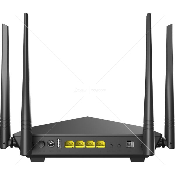 Tenda V12 AC1200 Mbps Dual Band Kablosuz 4 x Gigabit Port Vdsl/adsl Modem Router ( Super Vdsl Profil 35B)