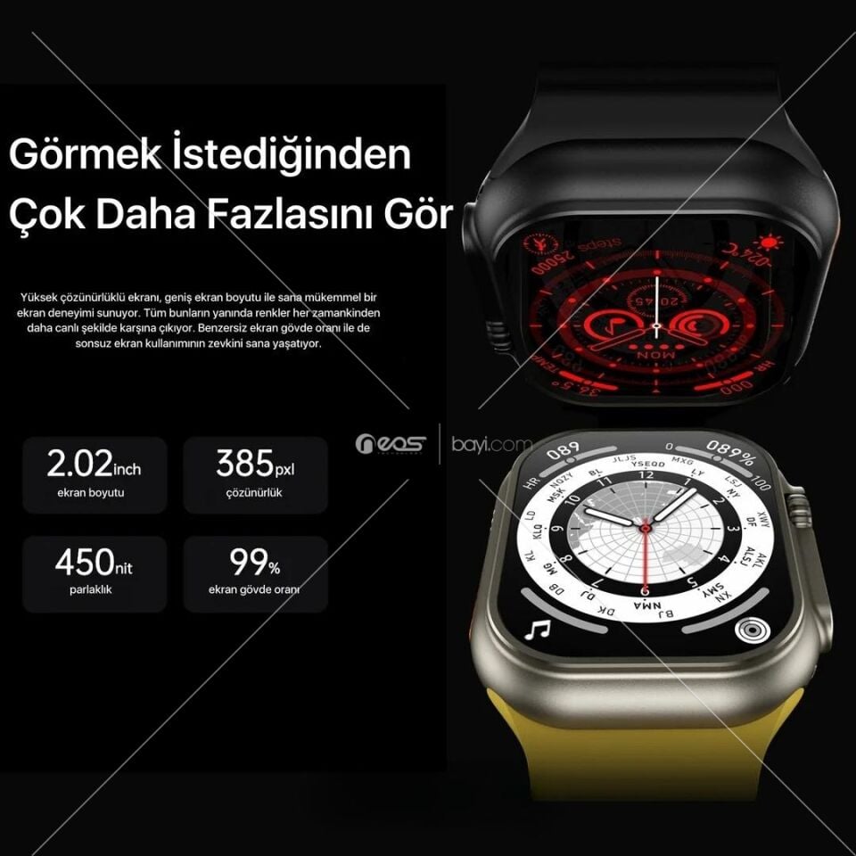 Watch Ultra 10 Kordonlu Akıllı Saat