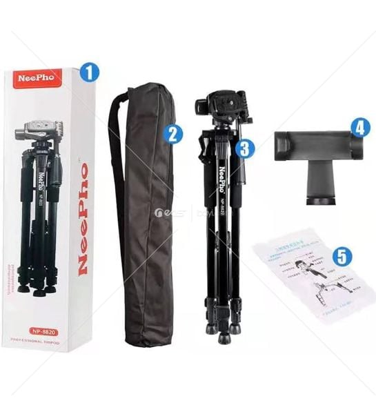 8820 150 Cm Tripod Profesyonel Telefon Kamera Tutucu