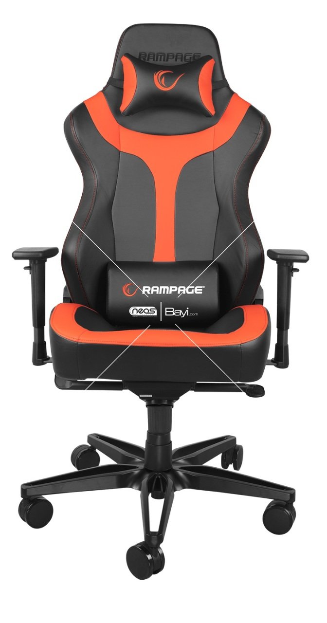 Rampage KL-R8 GRAND SERIES 3D Ayarlı Dirseklik Siyah/Golden Oyuncu Koltuğu