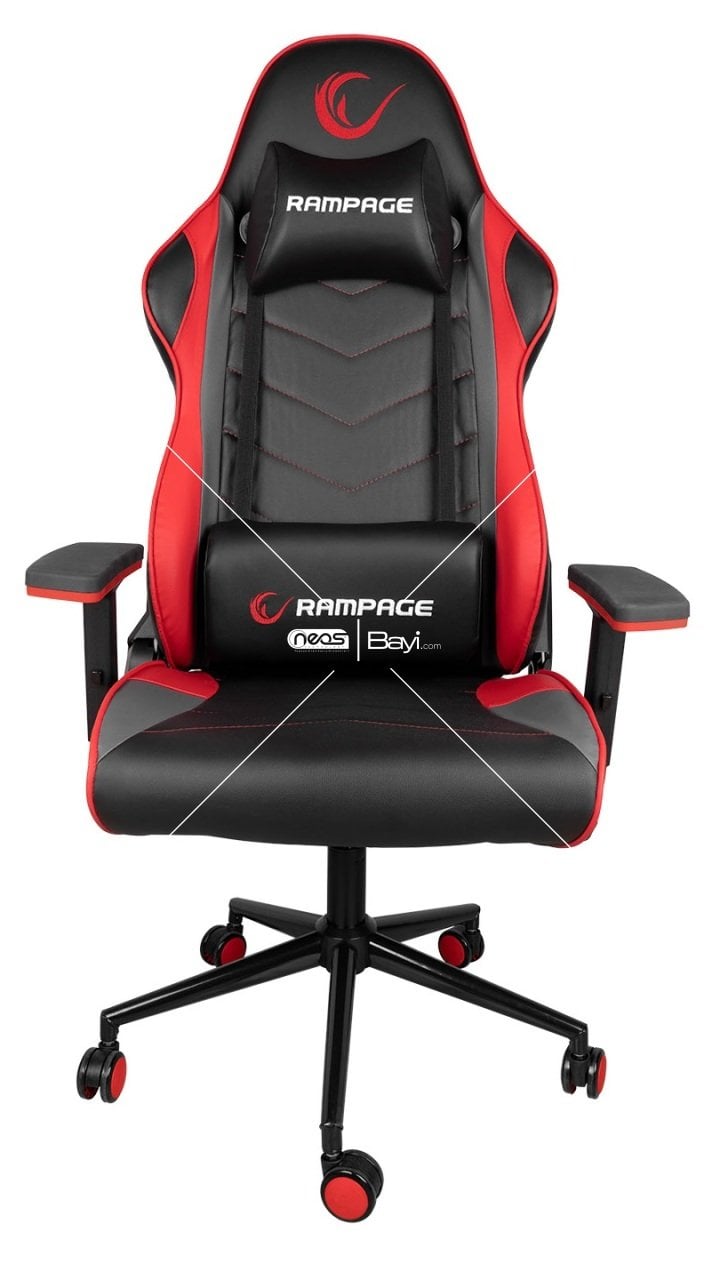 Rampage KL-R89-KA PRESTIGE 3D Ayarlı Kırmızı/Siyah Gaming Oyuncu Koltuğu