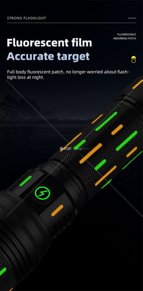 GOLD ORION OR-G66Y ÇOK FONKSİYONLU ŞARJ EDİLEBİLİR EL FENERİ