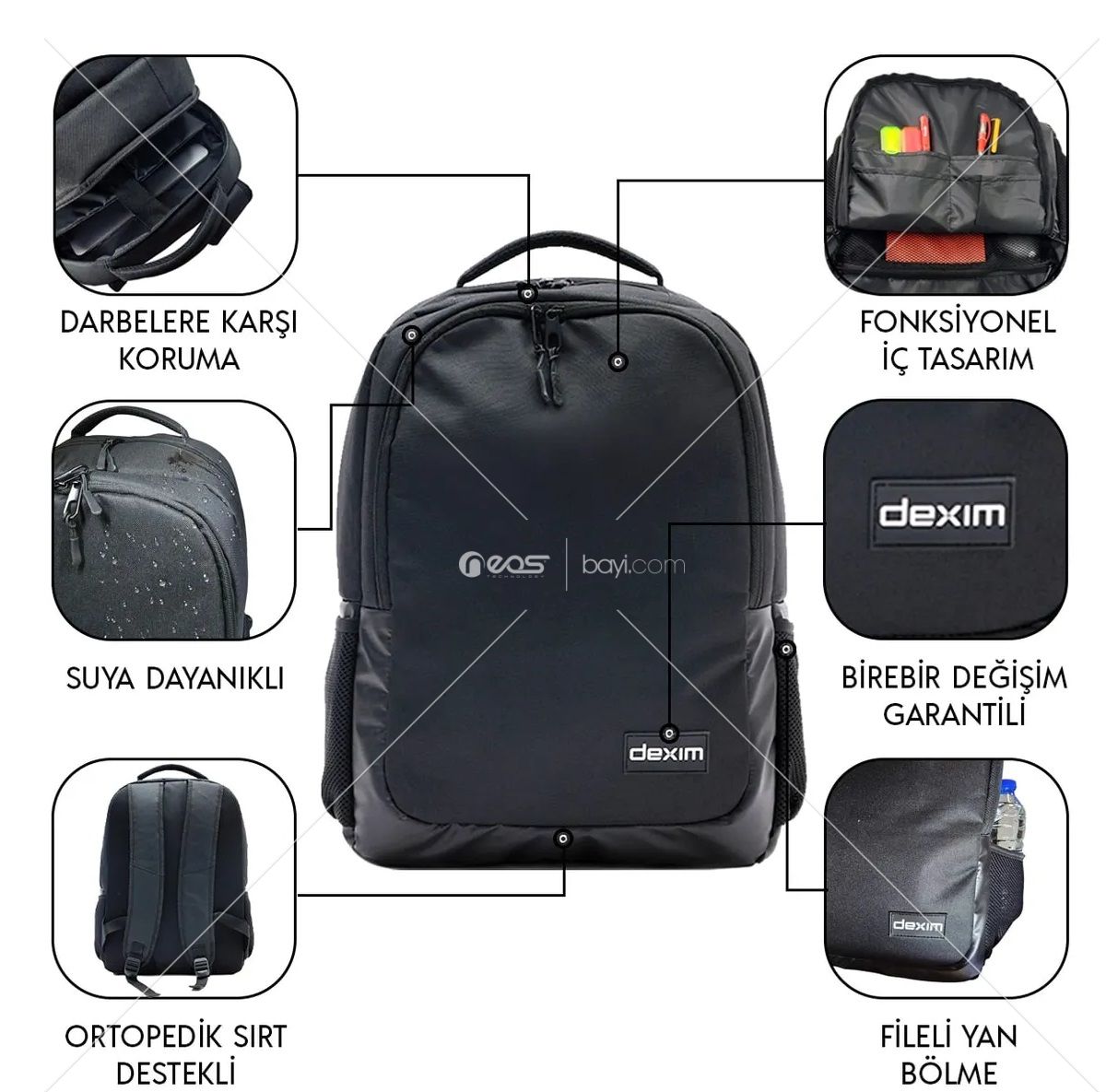 Dexim Venio DXBP12 15.6'' Laptop Sırt Çantası