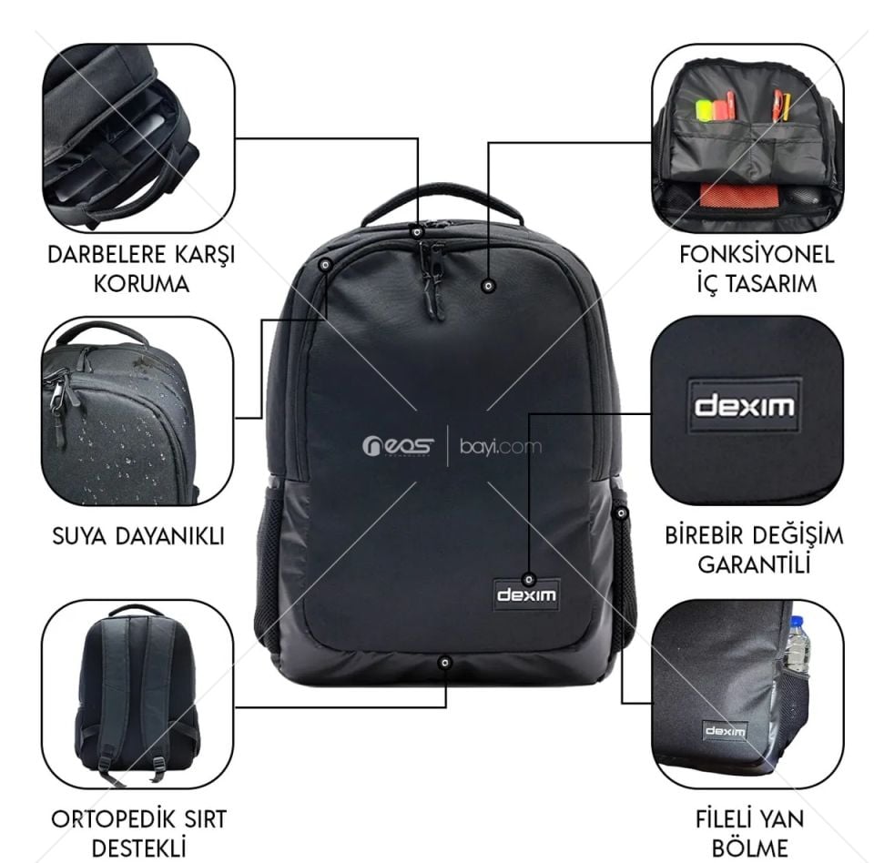 Dexim Venio DXBP12 15.6'' Laptop Sırt Çantası