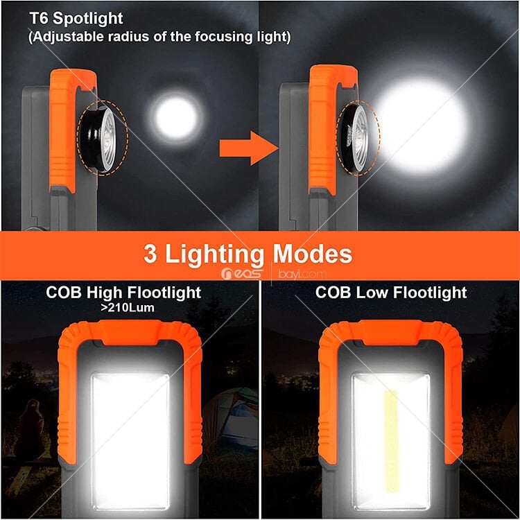 TAMİRCİ VE KAMP LAMBASI UZUN SÜREN ŞARJZ FONKSİYONLU