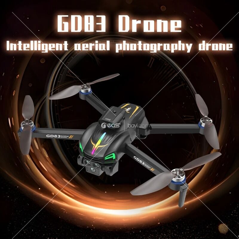 GD83 HD 4K çift kamera GPS katlanabilir RC Dron ile profesyonel RC Drones akıllı beni takip geniş açı Mini FPV oyuncaklar Drone