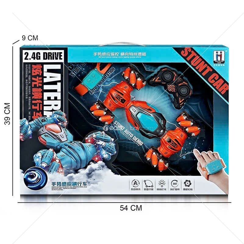 MOTORSESLİ UZAKTAN KUMANDALI ARABA BİLEK KONTROLLÜ