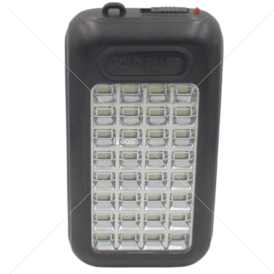 Gold Silver GS-875 Güneş Enerjili Powerbank Özellikli Işıldak