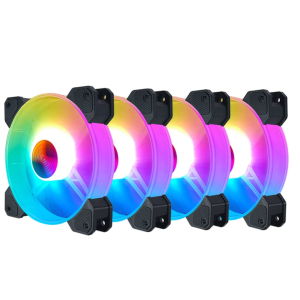 Rampage 4C-120 12cm Double Ring 5 Renk Ledli Gökkuşağı Rainbow