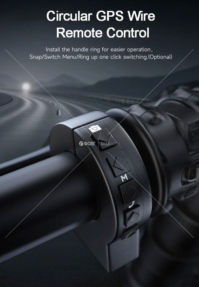 MOTORSİKLET CARPLAY TABLET NAVİGASYON 5.5 DOKUNMATİK EKRAN