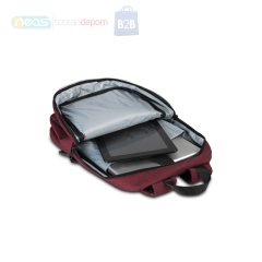 Classone PR-R205-B Lucca Serisi 15,6 inç Laptop Notebook Sırt Çantası – Gri Astar
