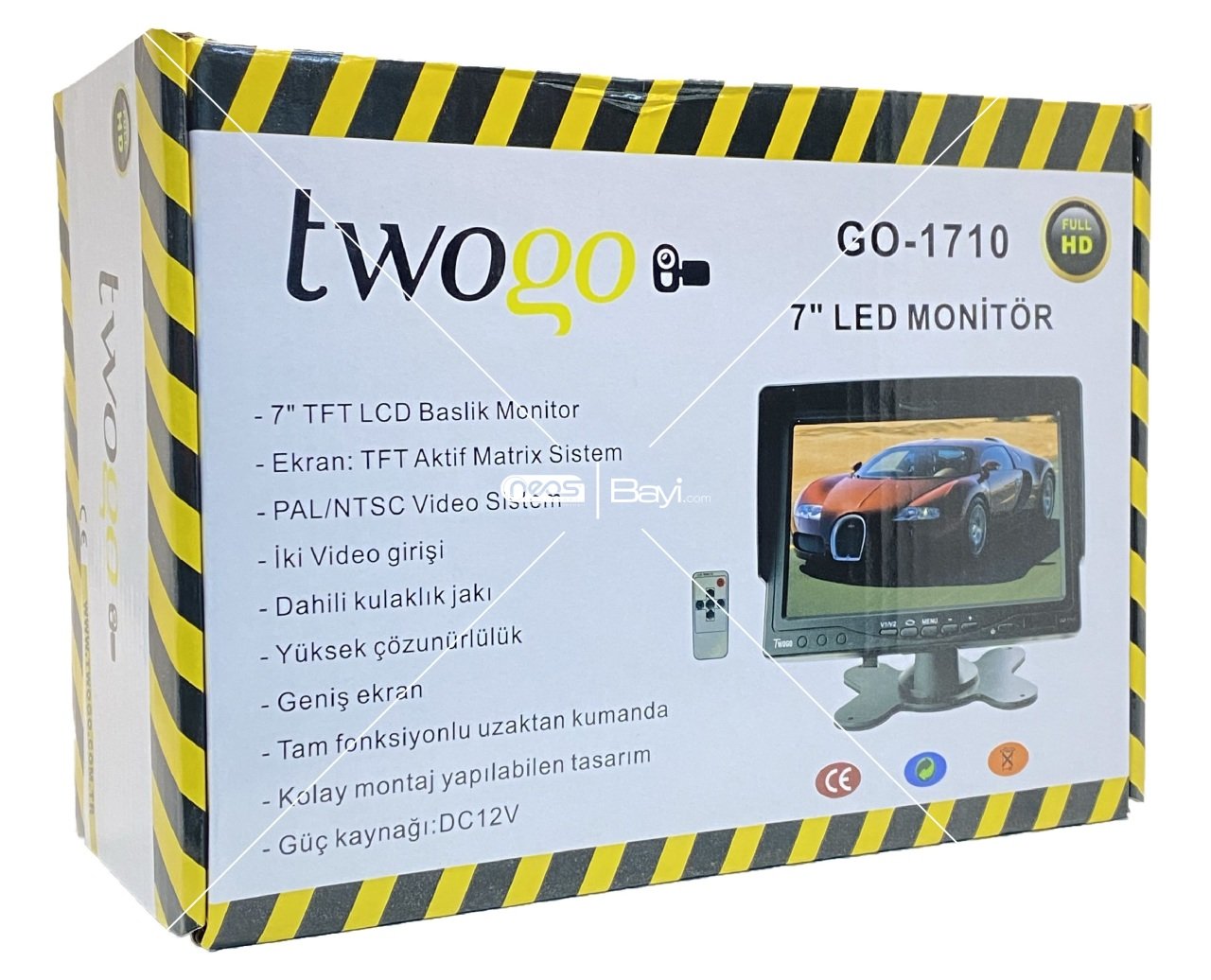 GO-1710 7'' Led Monitör TWOGO