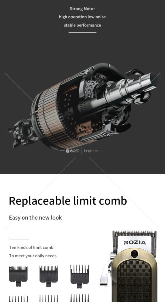 VOLEMİ V-0092 TRAŞ PROFESYONEL KUAFÖR SAÇ SAKAL VÜCUT SAÇ SAKAL ENSE TIRAŞ MAKİNESİ