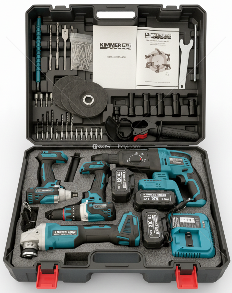 KİMMERPLUS 4LÜ SET MAVİ RENK