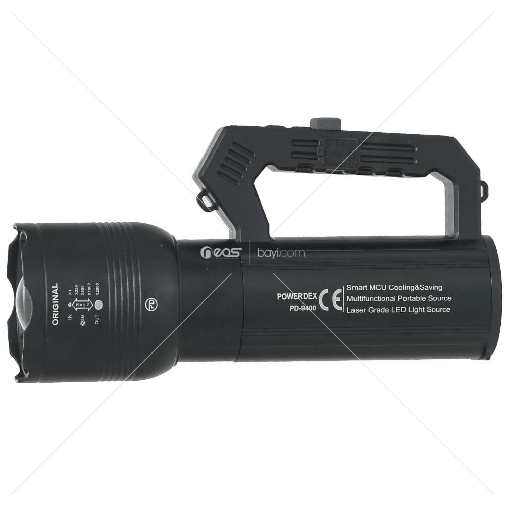 POWERDEX 40W Zoomlu Şarjlı Fener PD-9400