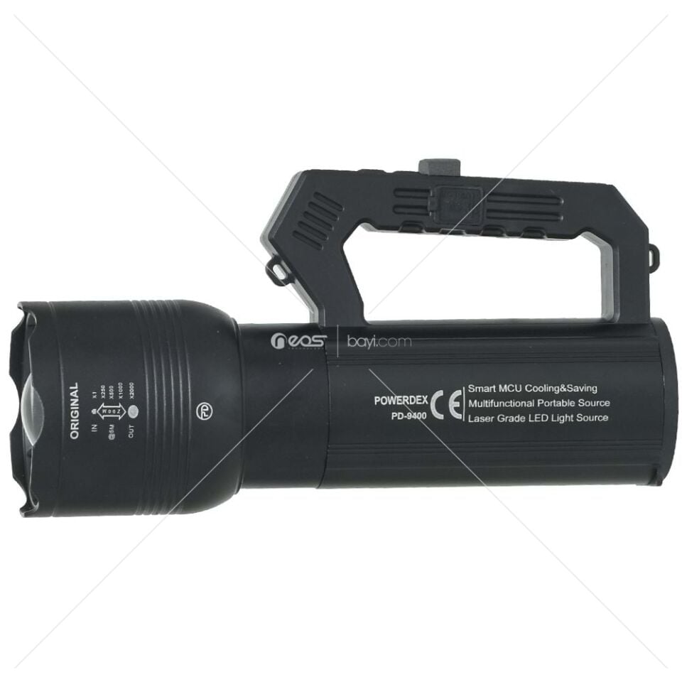 POWERDEX 40W Zoomlu Şarjlı Fener PD-9400