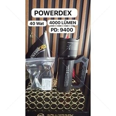 POWERDEX 40W Zoomlu Şarjlı Fener PD-9400