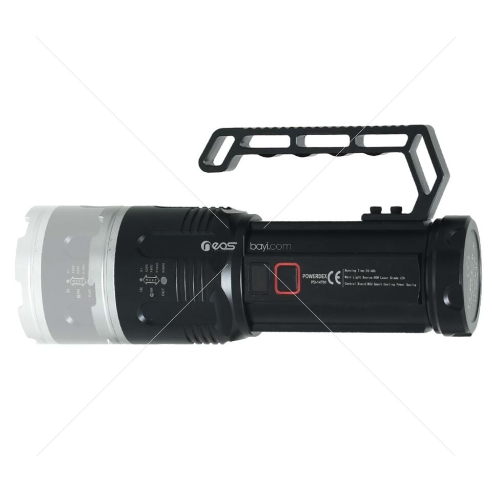 POWERDEX 60W Şarjlı Profesyonel Zoomlu Avcı Tüfek Feneri PD-14700