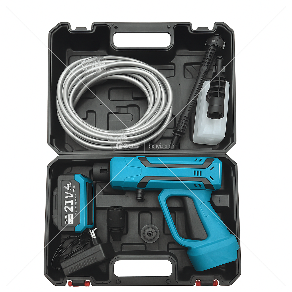 ARAÇ YIKAMA VE KÖPÜKLÜ TAZİKLİ ŞARJZLI 21V KÖMÜRSÜZ