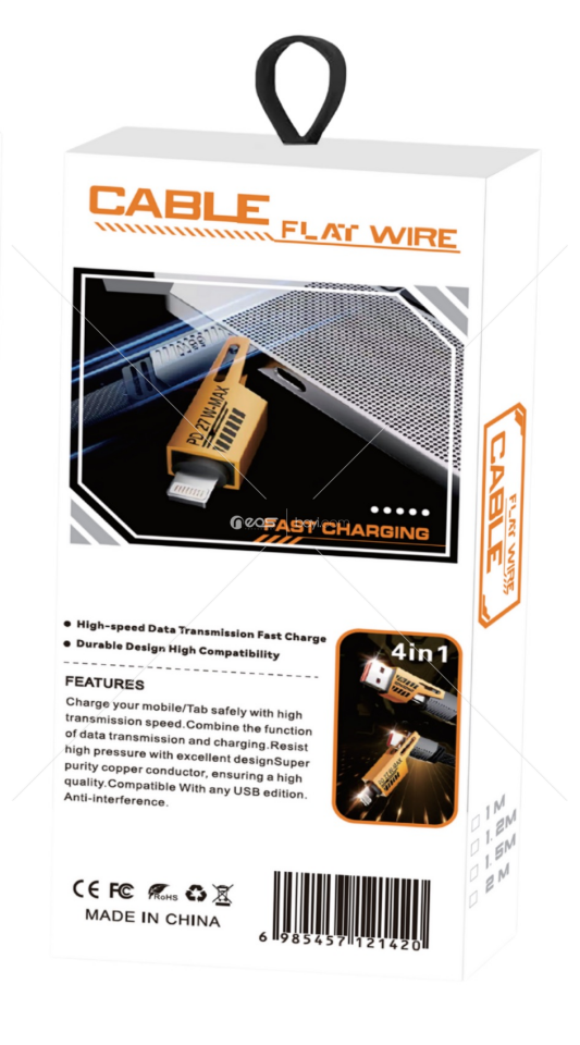 SYOTECH DK001 4İN1 KABLO 65W/27DESTEKLİ HIZLI ŞARJZ KABLOSU