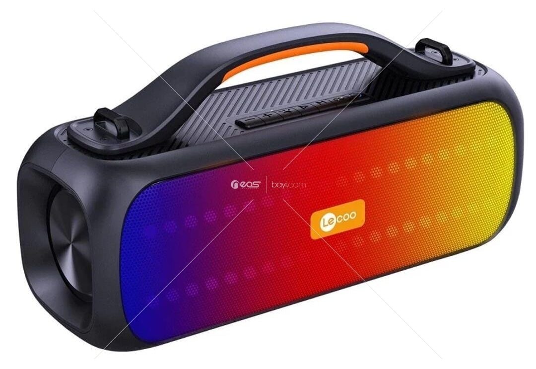 Lenovo Lecoo DS155 TWS Stereo Boombox Taşınabilir Hoparlör 30W Kablosuz Bluetooth 5.0 RGB IPX5