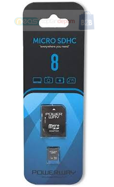 Powerway 8GB Micro SD Hafıza Kartı