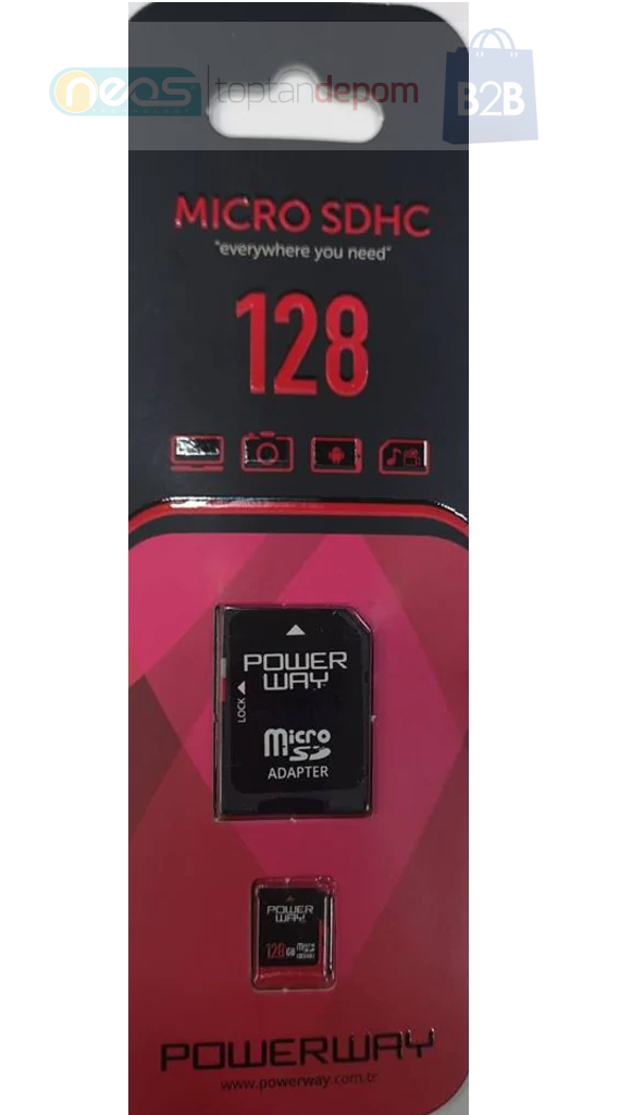 Powerway 128 GB Micro Sd Hafıza Kartı