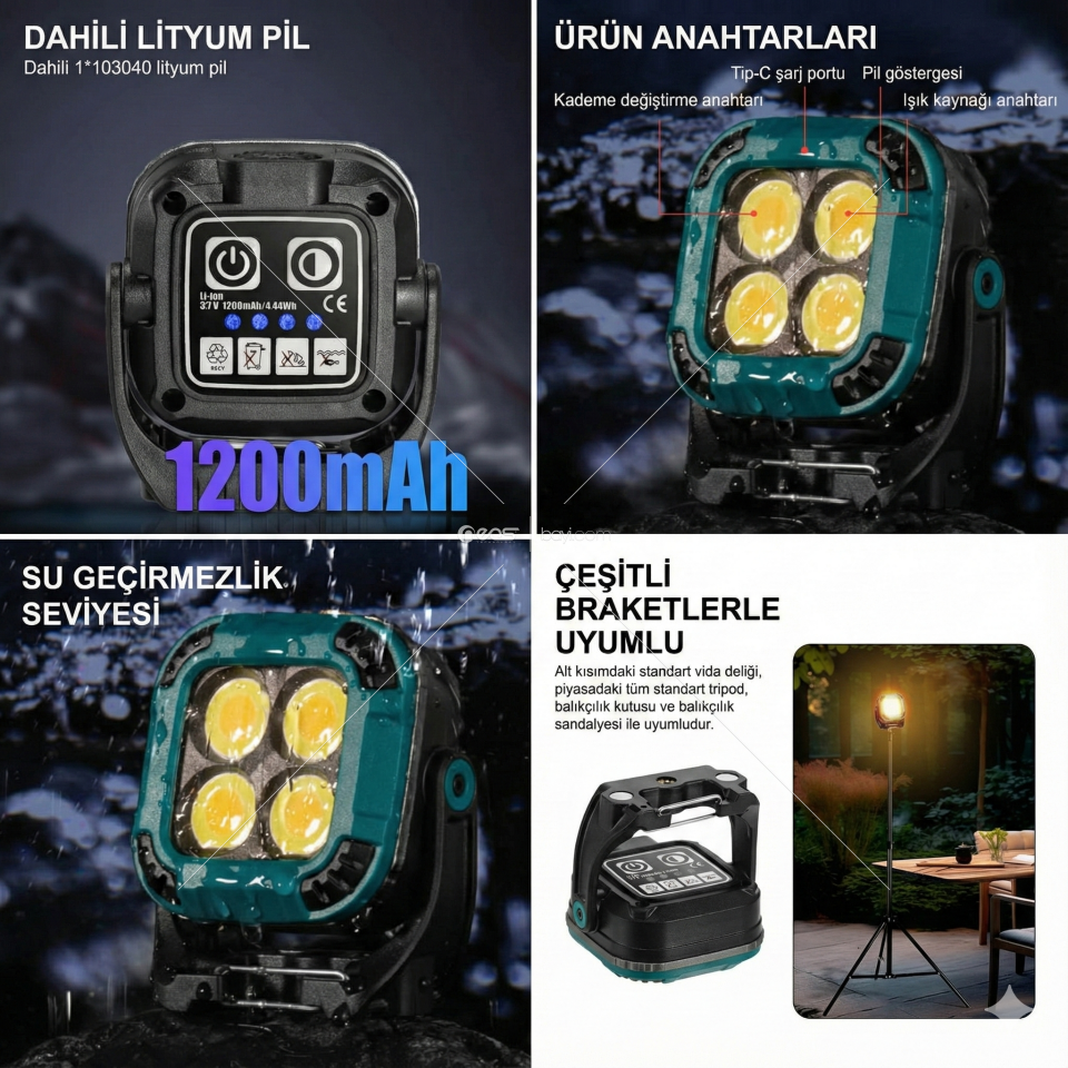 POWERDEX PD-460 KAMP VE EL LAMBASI