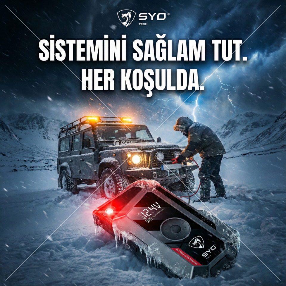 SYOTECH DK002 TAKVİYE+LASTİK ŞİŞİRME 18000MAH KISA DEVRE KORUMALI (AKÜ OLMADAN ARABA ÇALIŞTIR)