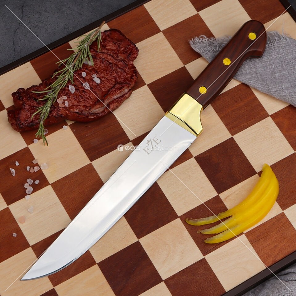 AHŞAP SAPLI KELLE BIÇAĞI KURAN ET BIÇAĞI