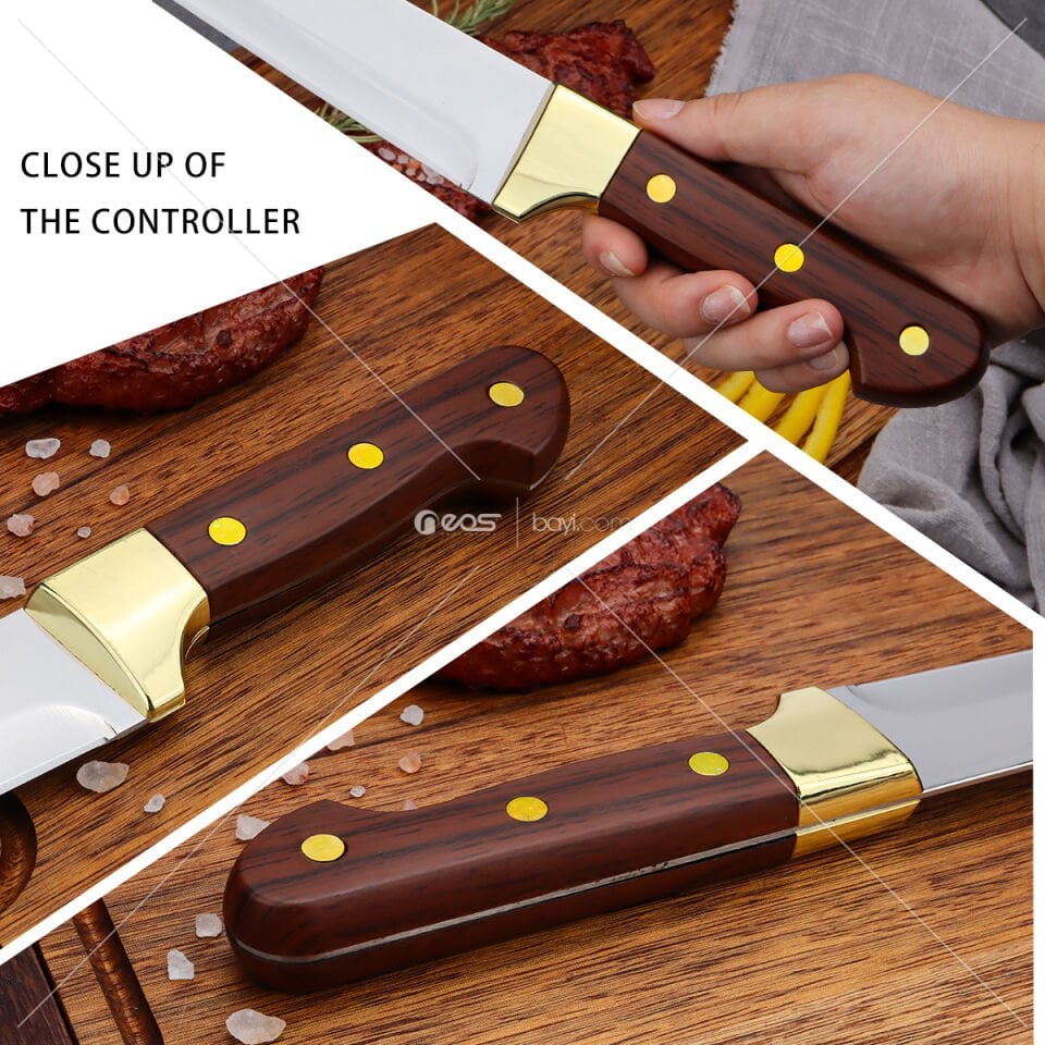 AHŞAP SAPLI KELLE BIÇAĞI KURAN ET BIÇAĞI