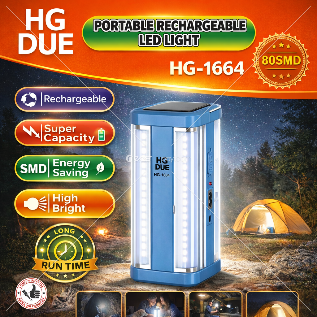 IŞIKLANDIRMA KAMP HG-1664 UZUN SÜREN ŞARJ SÜRESİ