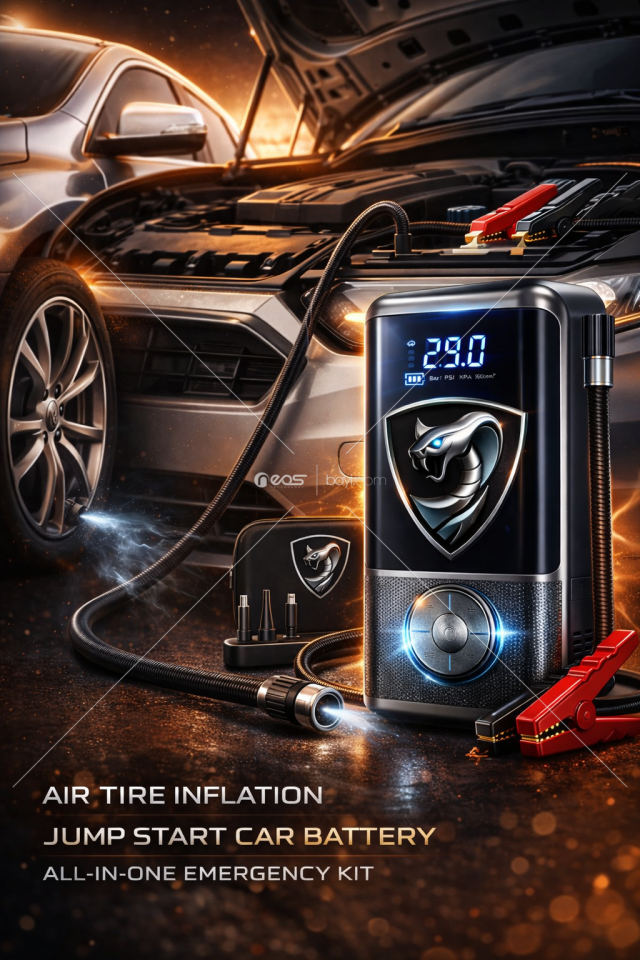 SYOTECH DK002 TAKVİYE+LASTİK ŞİŞİRME 18000MAH KISA DEVRE KORUMALI (AKÜ OLMADAN ARABA ÇALIŞTIR)