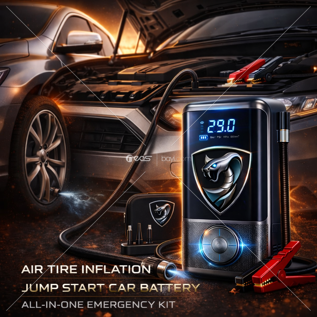 SYOTECH DK002 TAKVİYE+LASTİK ŞİŞİRME 18000MAH KISA DEVRE KORUMALI (AKÜ OLMADAN ARABA ÇALIŞTIR)