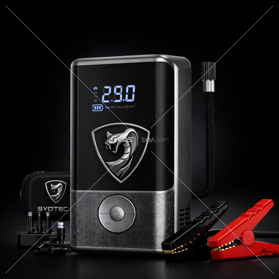 SYOTECH DK002 TAKVİYE+LASTİK ŞİŞİRME 18000MAH KISA DEVRE KORUMALI (AKÜ OLMADAN ARABA ÇALIŞTIR)