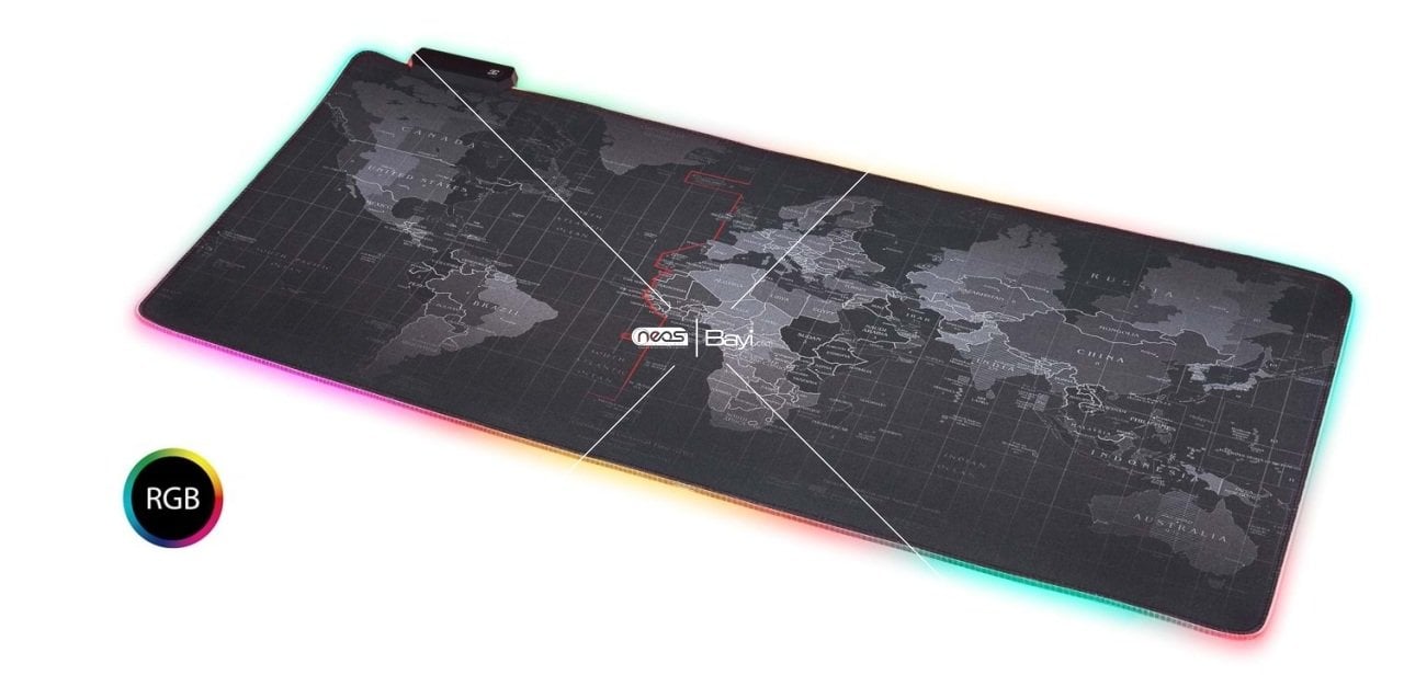 Mouse PAD HDX3528 OYUN MOUSE PAD RGB LEDLİ 300*700*3MM