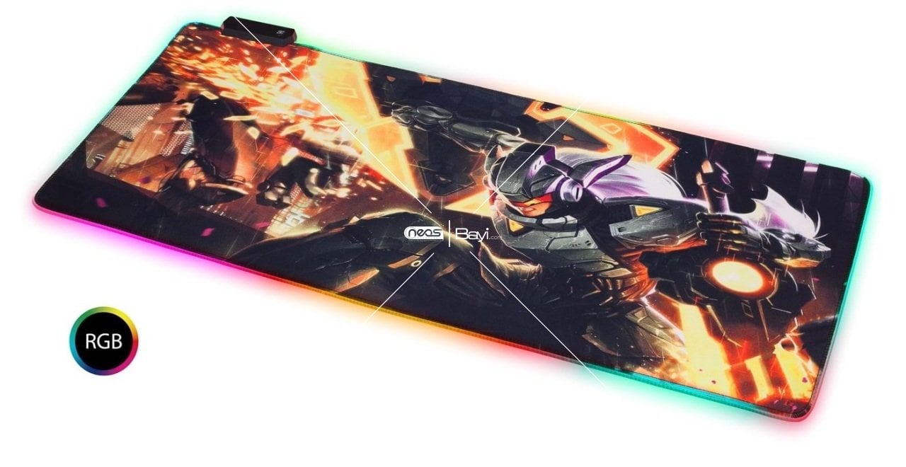 Mouse Pad HDX3532 OYUN MOUSE PAD RGB LEDLİ 300*700*3MM