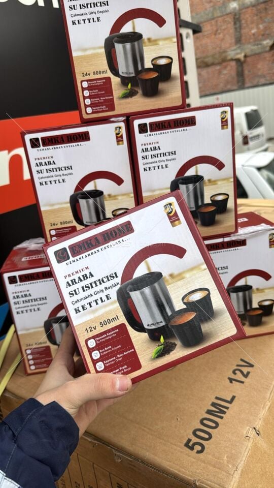 EMKA 5622-30 ÇAY KAHVE SU ISISTICI KETTLE 12V 500 ML