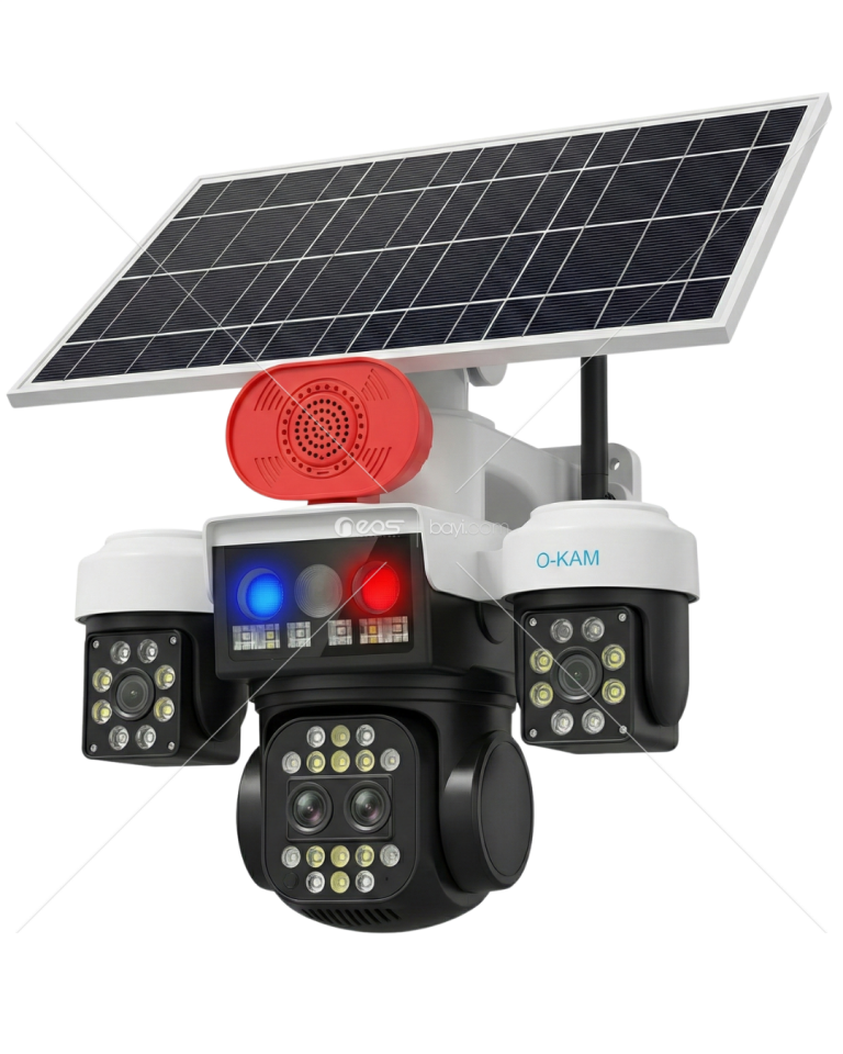 O-KAM 5051 4GSOLAR10X OPTİKZOOM 3 LENSCAMERA