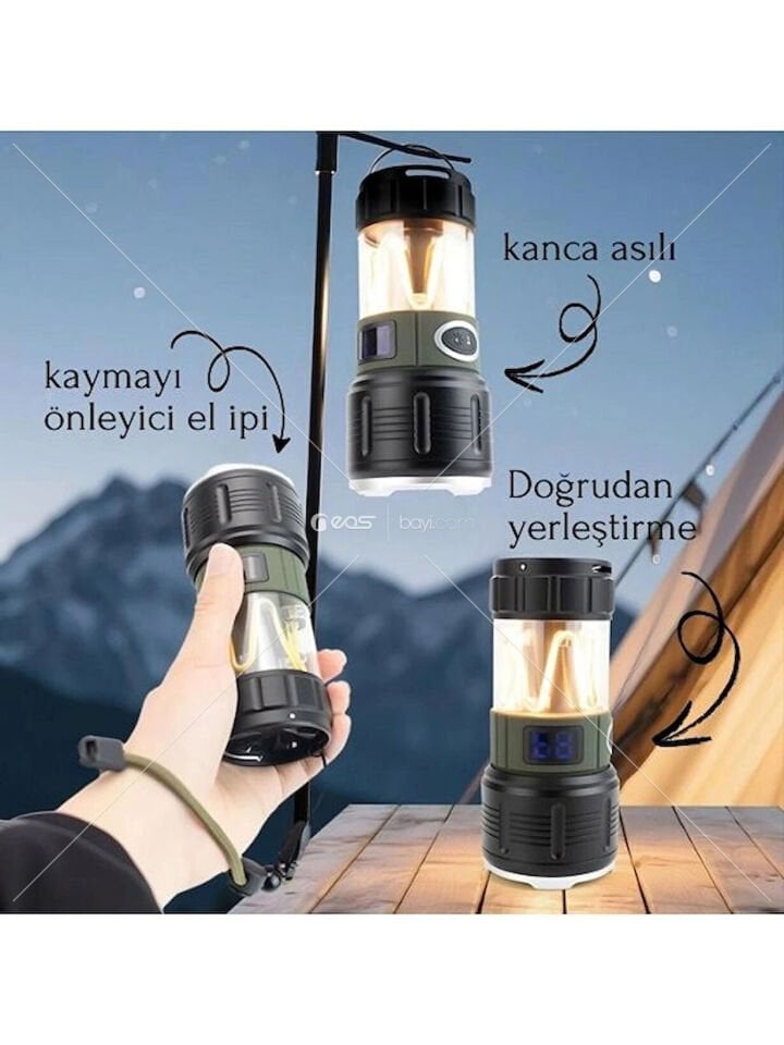 Wison WS-705 Çok Fonksiyonlu Kamp Lambası 10 Watt