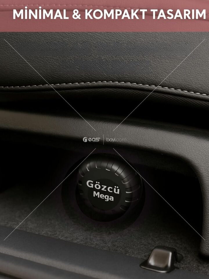 Gözcü Mobil Ios Android Uyumlu Airtag 10/30 Ay Batarya Ömrü Anlık Geçmişe Dönük Konum Gps Araç Motor Çocuk Akıllı Takip Cihazı (Mega)