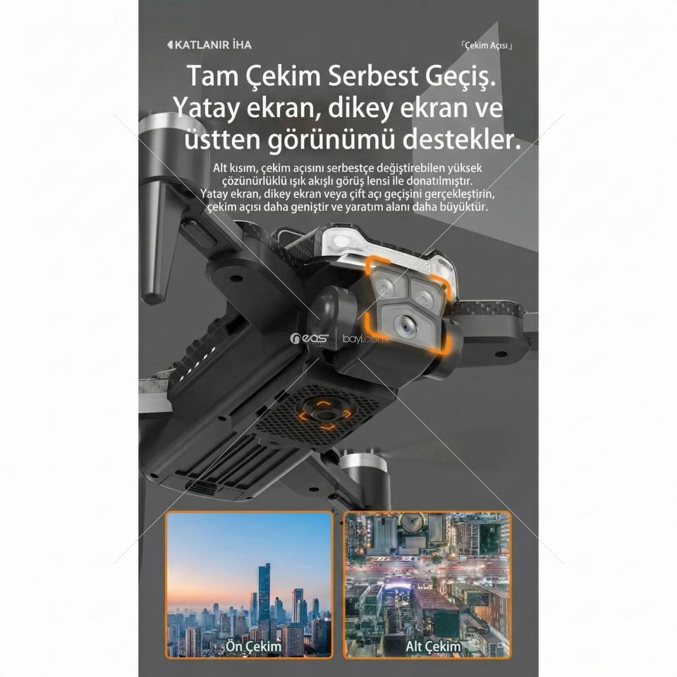 JS22 DRONE 8K UHD DRONE TAKLA ATMA ÖZELLİKLİ