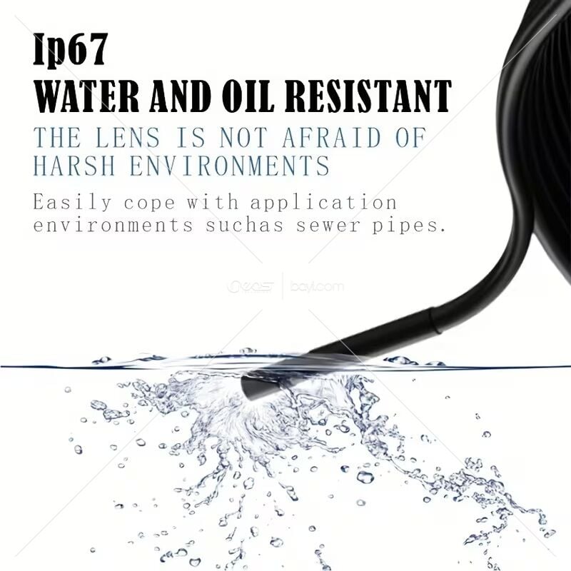 10M Endoscope Camera with Light, 1080P HD Handheld Industrial Endoscope with