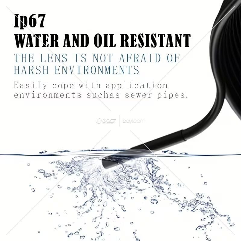 5M Endoscope Camera with Light, 1080P HD Handheld Industrial Endoscope with