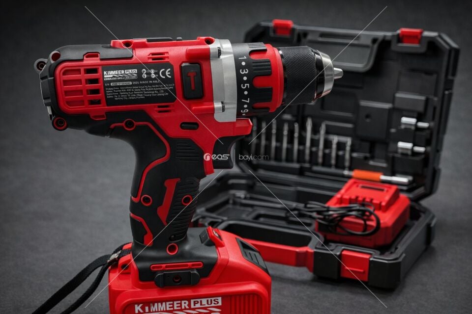 KİMMERPLUS 25 PARÇA 25 TORK ÇELİK MANDRANLİ ÇİFT BATARYA+ADAPTÖR