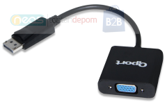 Qport Q Dpv Display Portundan Vga 1.8 Metre Çevirici Kablo