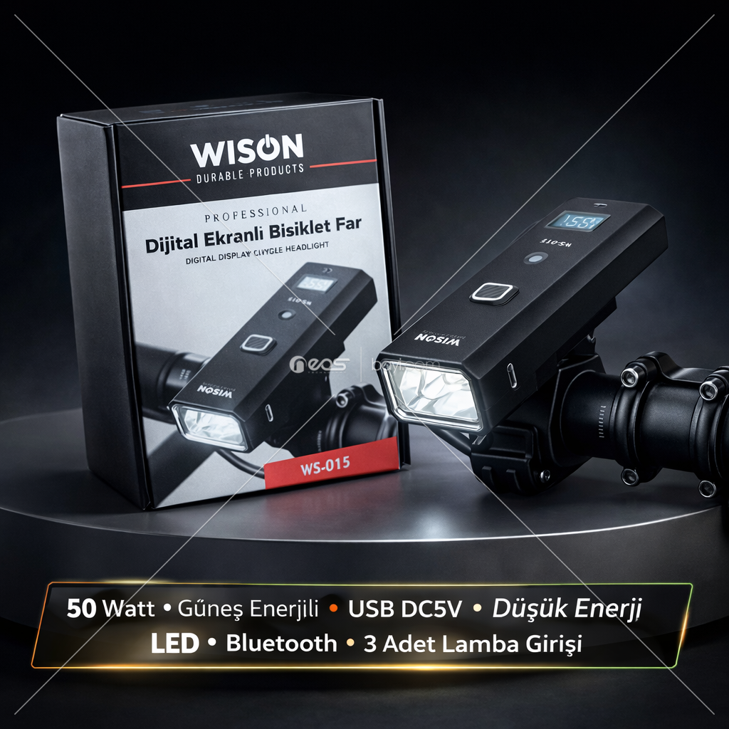 WISON WS 015 DİJİTAL EKRANLI BİSİKLET FARI