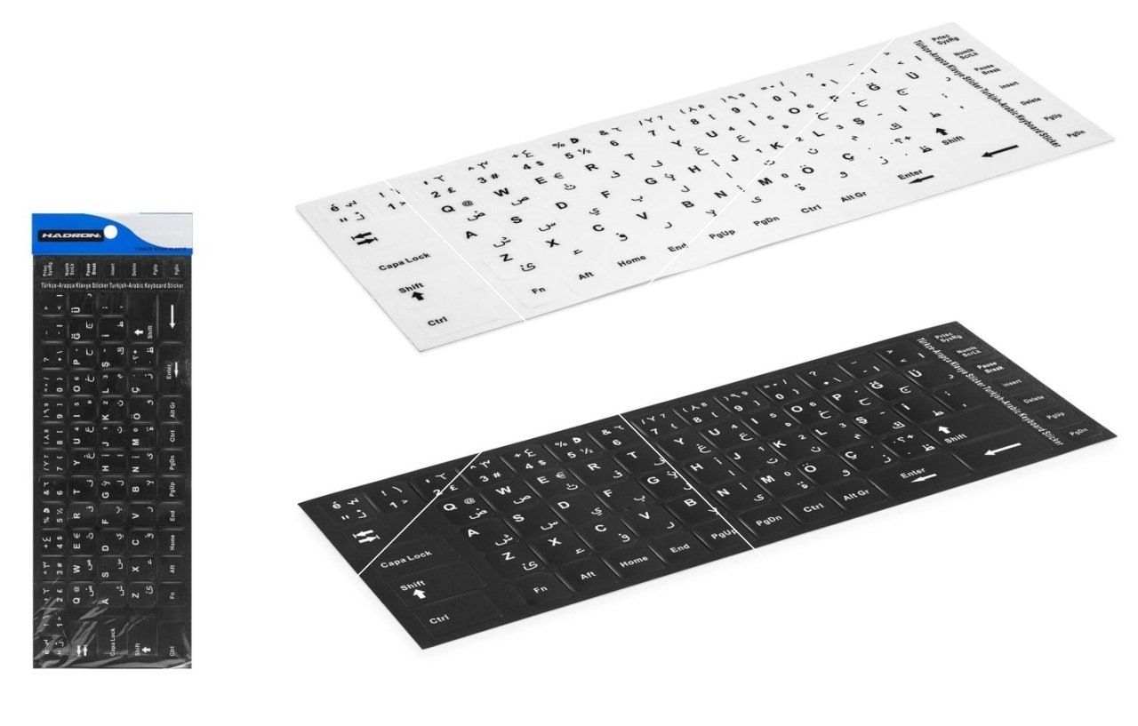 HADRON HDX8253 KLAVYE STICKER TUŞ TAKIMI ARAPÇA Q (BÜYÜK)